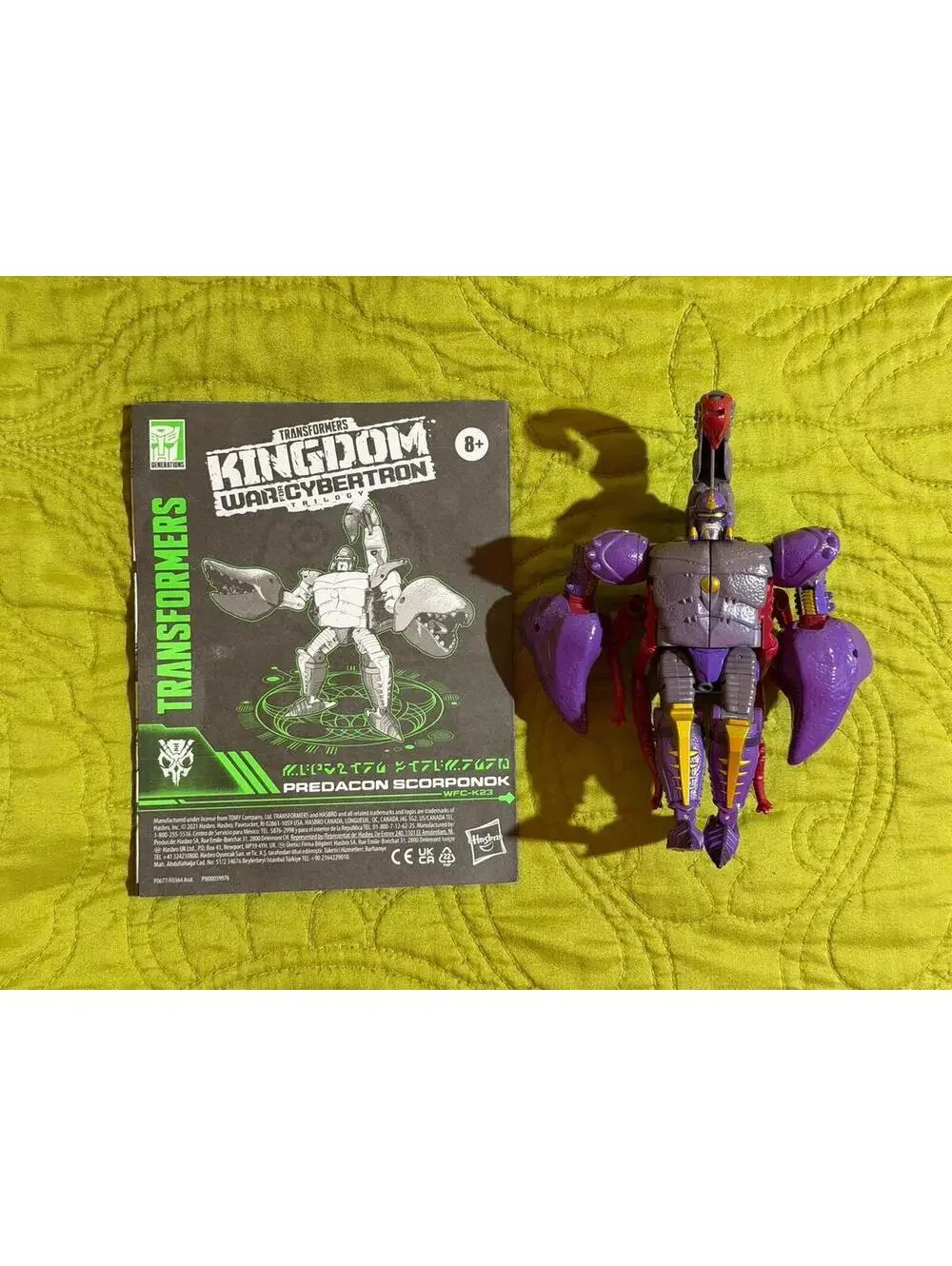 Hasbro Transformers Scorponok War For Cybertron Beast Wars
